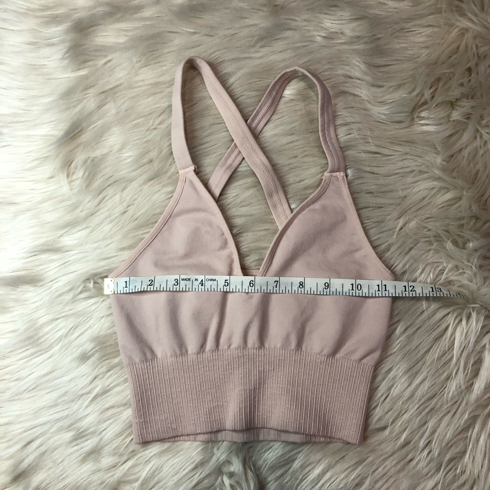 Free People Pink Crop Top - Picture 6 of 9